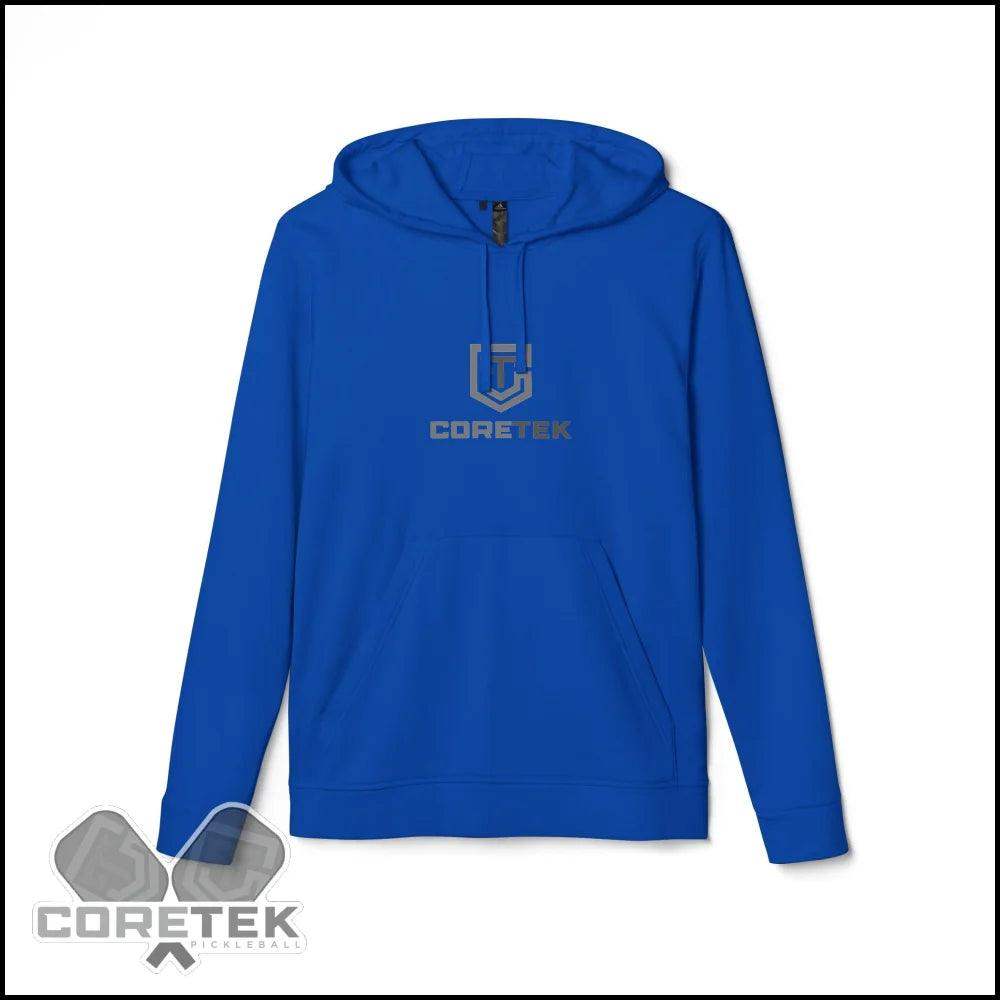 Coretek Pickleball Adidas® Unisex Fleece Hoodie Collegiate Royal / Xs