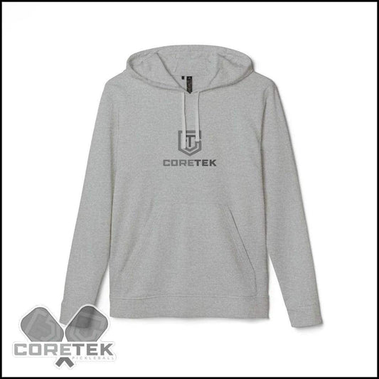 Coretek Pickleball Adidas® Unisex Fleece Hoodie Grey Heather / Xs