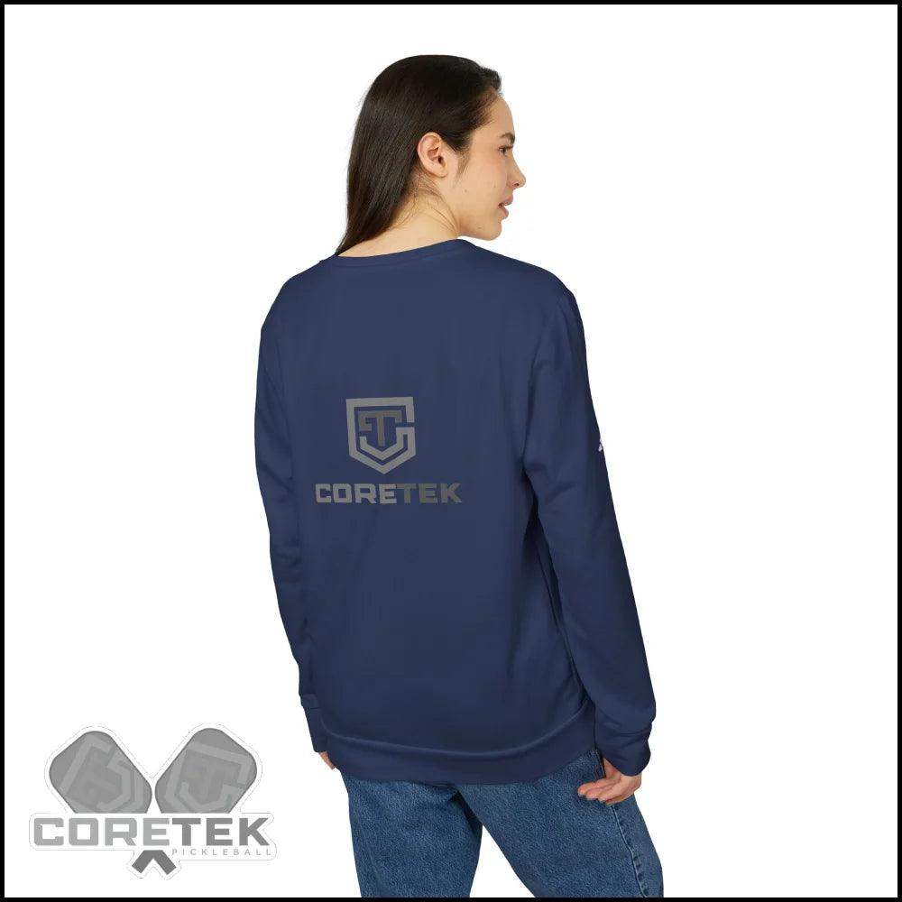 Coretek Pickleball Adidas Unisex Fleece Crewneck Sweatshirt