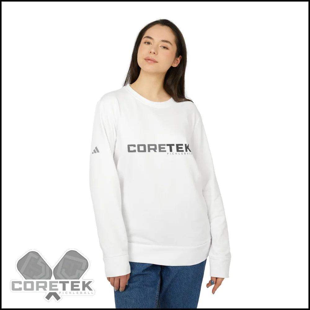 Coretek Pickleball Adidas Unisex Fleece Crewneck Sweatshirt