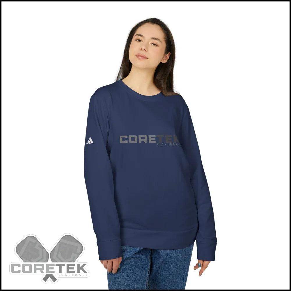 Coretek Pickleball Adidas Unisex Fleece Crewneck Sweatshirt