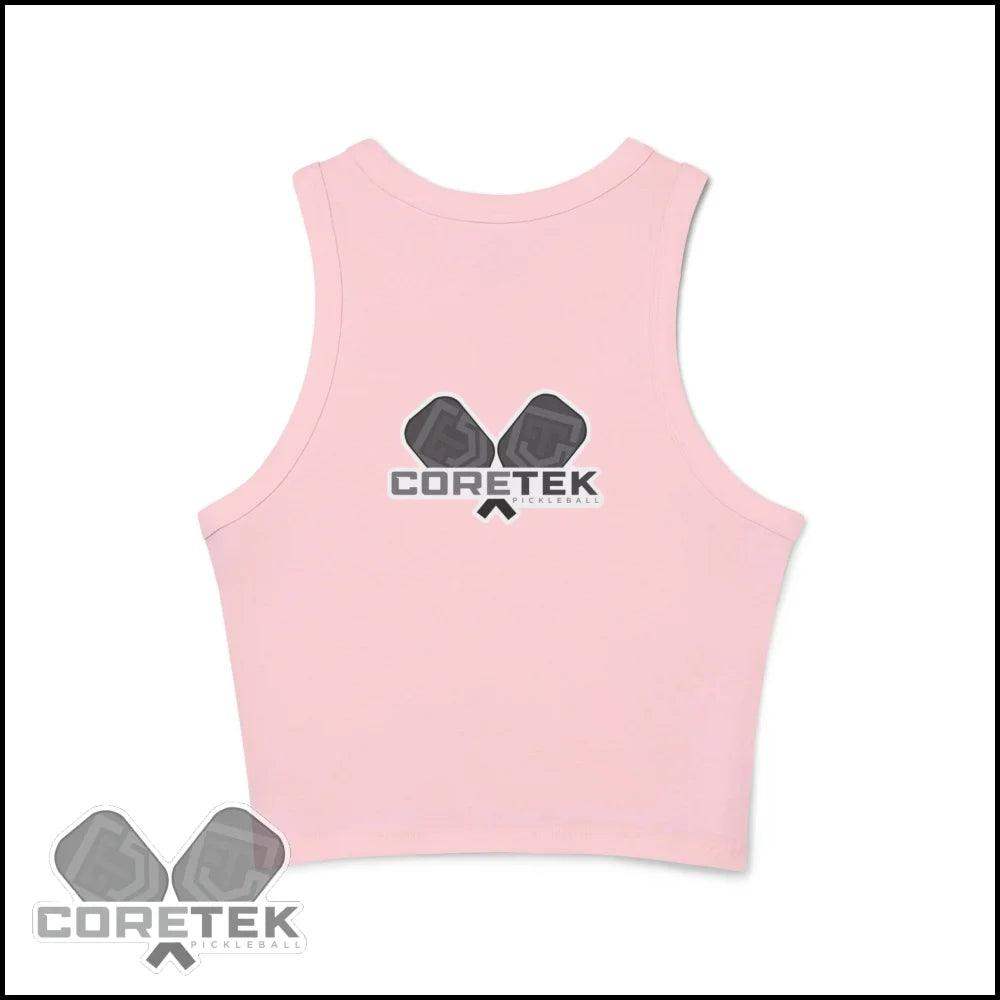 Coretek Pickleball Micro Rib Racer Tank Top