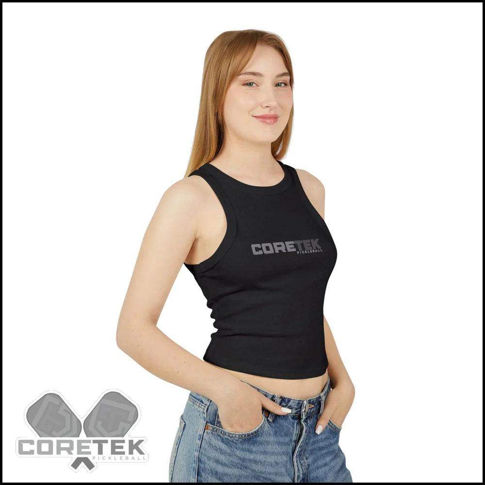 Coretek Pickleball Micro Rib Racer Tank Top