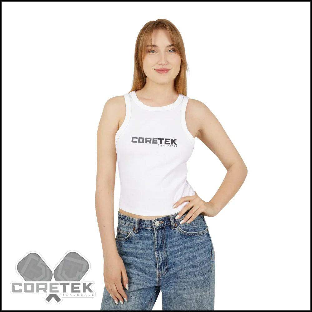 Coretek Pickleball Micro Rib Racer Tank Top