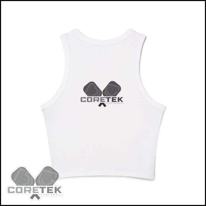 Coretek Pickleball Micro Rib Racer Tank Top